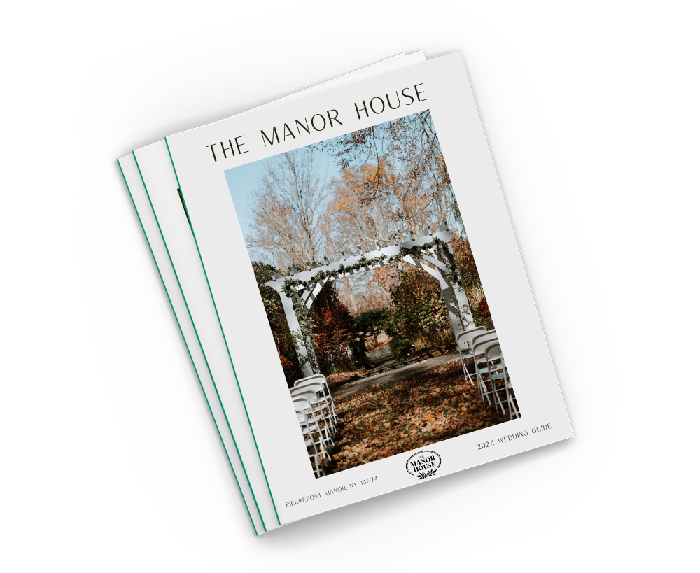 wedding guide and pricing brochure for The Manor House Wedding & Event Venue